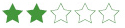2 star rating